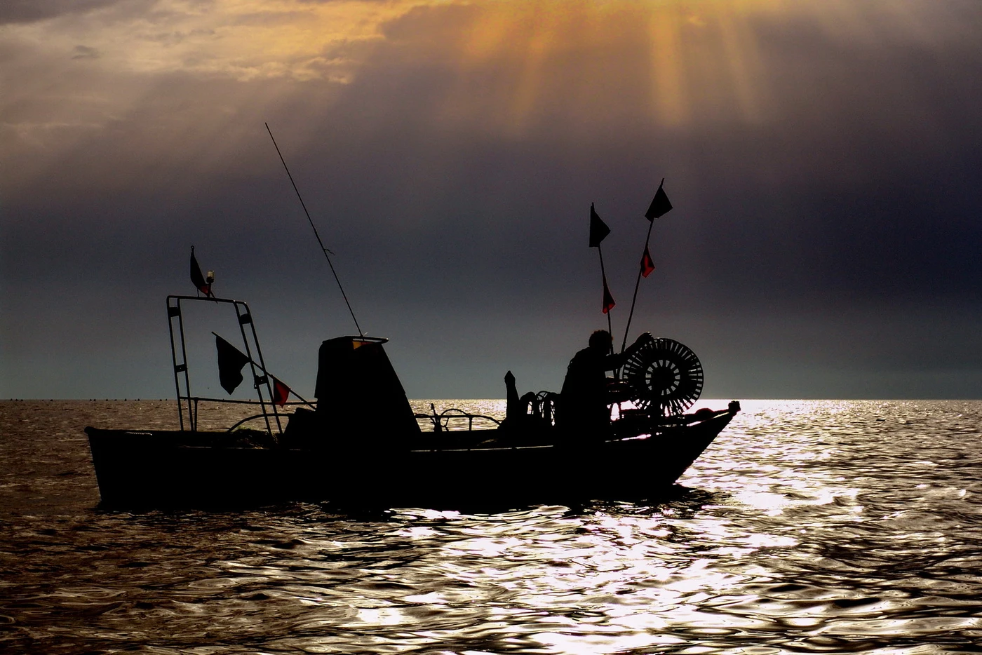 PESCATORE IN UN BAGNO DI LUCE  - Open gold by LUCIANO  AGOSTINELLI, See in the Sea underwater photography contest
